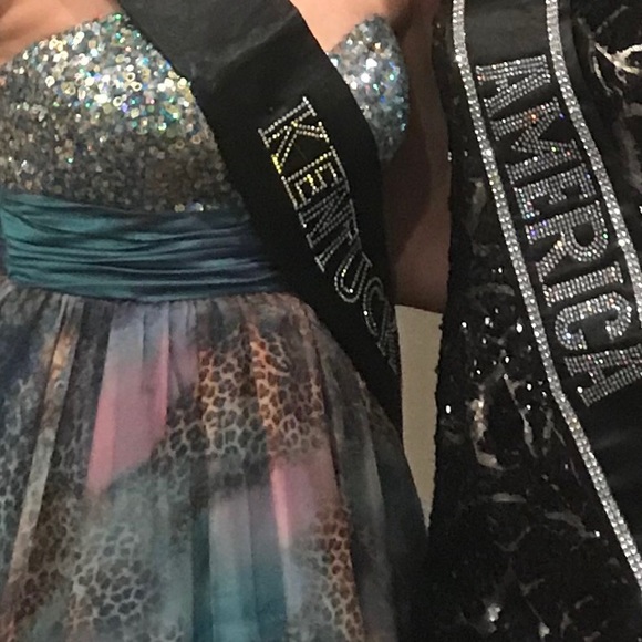 Cocktail animal print dress - Picture 2 of 7